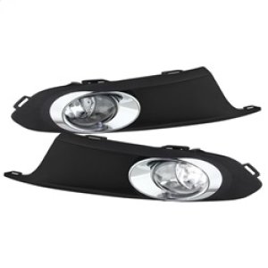 Volkswagen Jetta Fog Lights - SPYDER - OEM Style w/Switch - Clear - `11-`14