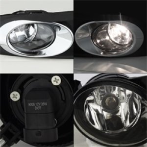 Volkswagen Jetta Fog Lights - SPYDER - OEM Style w/Switch - Clear - `11-`14
