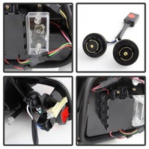 BMW 3-Series E46 Tail Lights - Rear - SPYDER - Light Bar Style LED - Black - `04-`06 BMW 3-Series E46 Tail Lights - Rear - SPYDER - Light Bar Style LED - Black - `04-`06