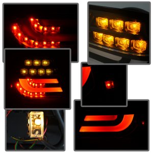 BMW 3-Series E46 Tail Lights - Rear - SPYDER - Light Bar Style LED - Black - `04-`06 BMW 3-Series E46 Tail Lights - Rear - SPYDER - Light Bar Style LED - Black - `04-`06