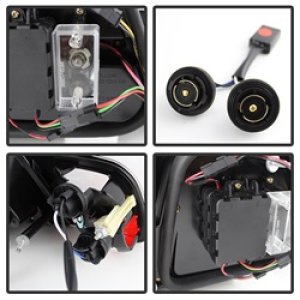 BMW 3-Series E46 Tail Lights - Rear - SPYDER - Light Bar Style LED - Black - `04-`06 BMW 3-Series E46 Tail Lights - Rear - SPYDER - Light Bar Style LED - Black - `04-`06