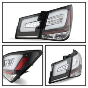 Chevrolet Cruze LED Tail Lights - SPYDER - Light Bar - Black - `11-`14