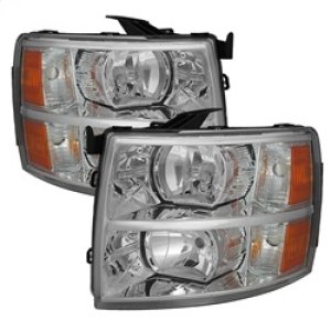 Chevrolet Silverado Headlights - Front - SPYDER - xTune Crystal - Chrome - `07-`13 Chevrolet Silverado Headlights - Front - SPYDER - xTune Crystal - Chrome - `07-`13
