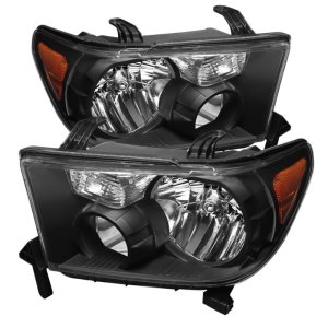 Toyota Tundra Headlights - Front - SPYDER - xTune OEM Style - Black - `07-`13