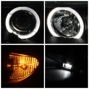 BMW 3 Series Headlights - SPYDER - Projector LED Halo - Black - `04-`06 BMW 3 Series Headlights - SPYDER - Projector LED Halo - Black - `04-`06