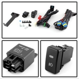 Honda Odyssey Fog Lights - SPYDER - OEM w/Switch - Smoked - `05-`07