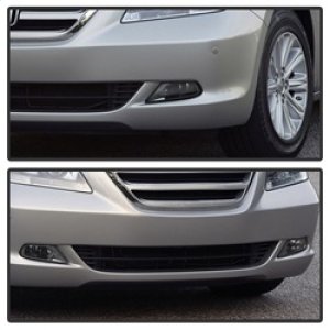 Honda Odyssey Fog Lights - SPYDER - OEM w/Switch - Smoked - `05-`07