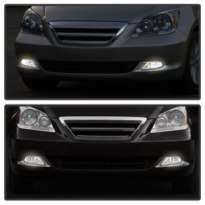 Honda Odyssey Fog Lights - SPYDER - OEM w/Switch - Smoked - `05-`07