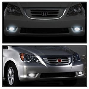Honda Odyssey Fog Lights - SPYDER - OEM Style W/Switch - Smoked - `08-`10