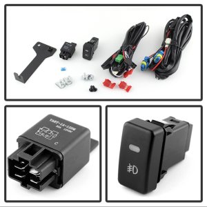 Honda Odyssey Fog Lights - SPYDER - OEM Style W/Switch - Smoked - `08-`10