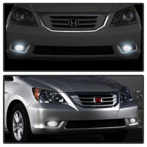 Honda Odyssey Fog Lights - SPYDER - OEM Style W/Switch - Smoked - `08-`10