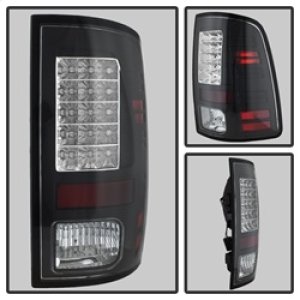 Ram 2500 LED Tail Lights - SPYDER - LED Model - Black - `13-`14