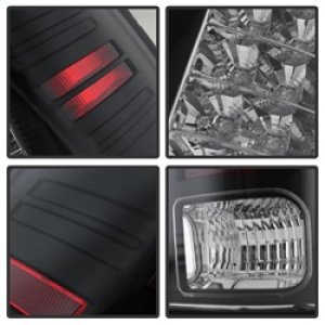 Ram 2500 LED Tail Lights - SPYDER - LED Model - Black - `13-`14