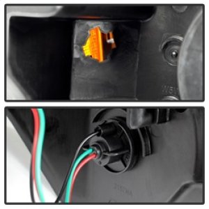 Ford F150 Headlight Set - SPYDER - Projector - Light Bar DRL - Factory Xenon Model - Chrome - `13-`14