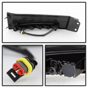 Toyota Tundra Daytime Running Lights - SPYDER - XSP-X Model Look - Black - `07-`13