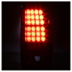 Chevrolet Suburban LED Tail Lights - SPYDER - Black Smoke - `00-`06