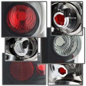 Chevrolet Silverado 1500 Tail Lights - SPYDER - Euro Style - Black Smoke - `03-`06