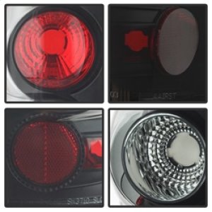 Chevrolet Silverado 1500 Tail Lights - SPYDER - Euro Style - Black Smoke - `03-`06