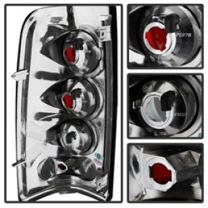 Chevrolet Silverado 1500 Tail Lights - SPYDER - Euro Style - Black Smoke - `03-`06