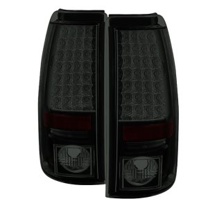 Chevrolet Silverado 1500 LED Tail Lights - SPYDER - Black Smoke - `03-`06