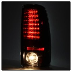 Chevrolet Silverado 1500 LED Tail Lights - SPYDER - Black Smoke - `03-`06
