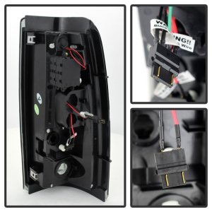 Chevrolet Silverado 1500 LED Tail Lights - SPYDER - Black Smoke - `03-`06