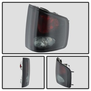 Chevrolet S10 Tail Lights - SPYDER - Euro Style - Black Smoke - `94-`04
