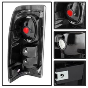 Chevrolet Silverado 1500 Tail Lights - SPYDER - Euro Style - Black Smoke - `99-`02