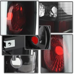 Chevrolet Silverado 1500 Tail Lights - SPYDER - Euro Style - Black Smoke - `99-`02