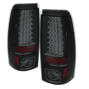 Chevrolet Silverado 1500 LED Tail Lights - SPYDER - Black Smoke - `99-`02