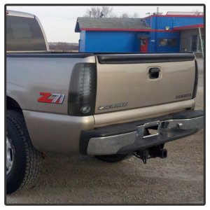 Chevrolet Silverado 1500 LED Tail Lights - SPYDER - Black Smoke - `99-`02