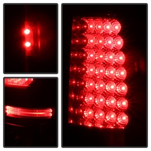 Chevrolet Silverado 1500 LED Tail Lights - SPYDER - Black Smoke - `99-`02