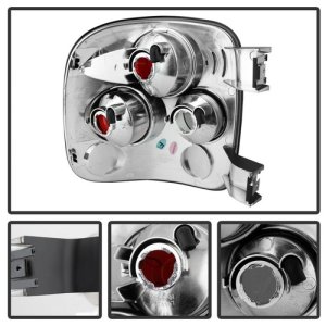 Chevrolet Silverado Stepside Tail Lights - SPYDER - Euro Style - Black Smoke - `99-`04