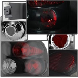 Chevrolet Silverado Stepside Tail Lights - SPYDER - Euro Style - Black Smoke - `99-`04