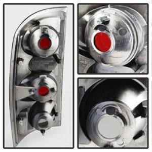 Dodge Ram 1500 Tail Lights - SPYDER - Euro Style - Black Smoke - `02-`06