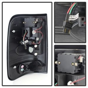 Ford F150 LED Tail Lights - SPYDER - Black Smoke - `04-`08