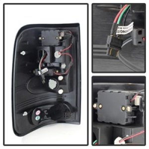 Ford F150 LED Tail Lights - SPYDER - Black Smoke - `04-`08