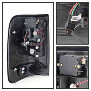 Ford F150 LED Tail Lights - SPYDER - Black Smoke - `04-`08