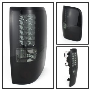 Ford F150 LED Tail Lights - SPYDER - Black Smoke - `04-`08