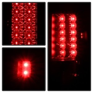 Ford F150 LED Tail Lights - SPYDER - Black Smoke - `04-`08