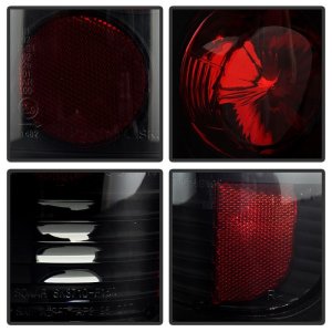 Ford F150 Tail Lights - SPYDER - Euro Style - Black Smoke - `97-`03