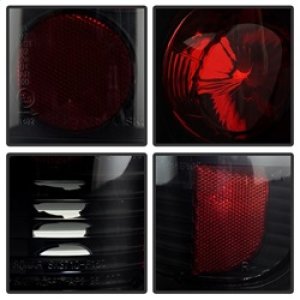 Ford F150 Tail Lights - SPYDER - Euro Style - Black Smoke - `97-`03