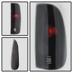 Ford F150 Tail Lights - SPYDER - Euro Style - Black Smoke - `97-`03