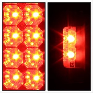 Ford F150 LED Tail Lights - SPYDER - Black Smoke - `97-`03