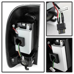 Ford F250 Super Duty LED Tail Lights - SPYDER - Black Smoke - `99-`07