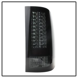 GMC Sierra LED Tail Lights - Rear - SPYDER - Black Smoke - `07-`13