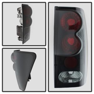 Nissan Titan Tail Lights - SPYDER - Euro Style - Black Smoke - `04-`14