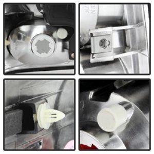 Nissan Titan Tail Lights - SPYDER - Euro Style - Black Smoke - `04-`14