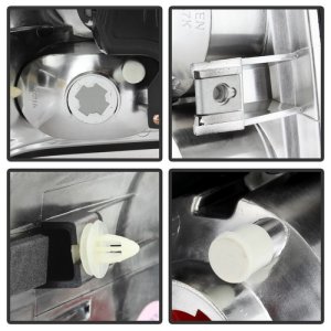 Nissan Titan Tail Lights - SPYDER - Euro Style - Black Smoke - `04-`14