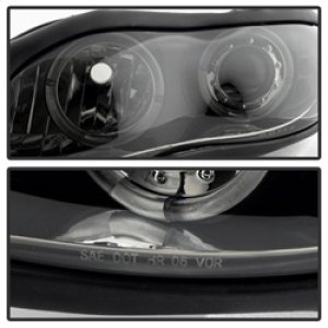 Chevrolet Camaro Headlights - SPYDER - Halo LED Projector - Black Smoke - `98-`02
